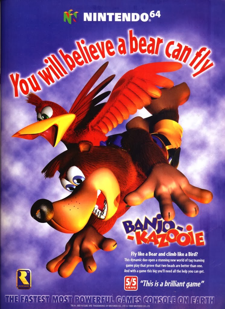 Banjo Kazooie Nintendo 64 N64 Game For Sale